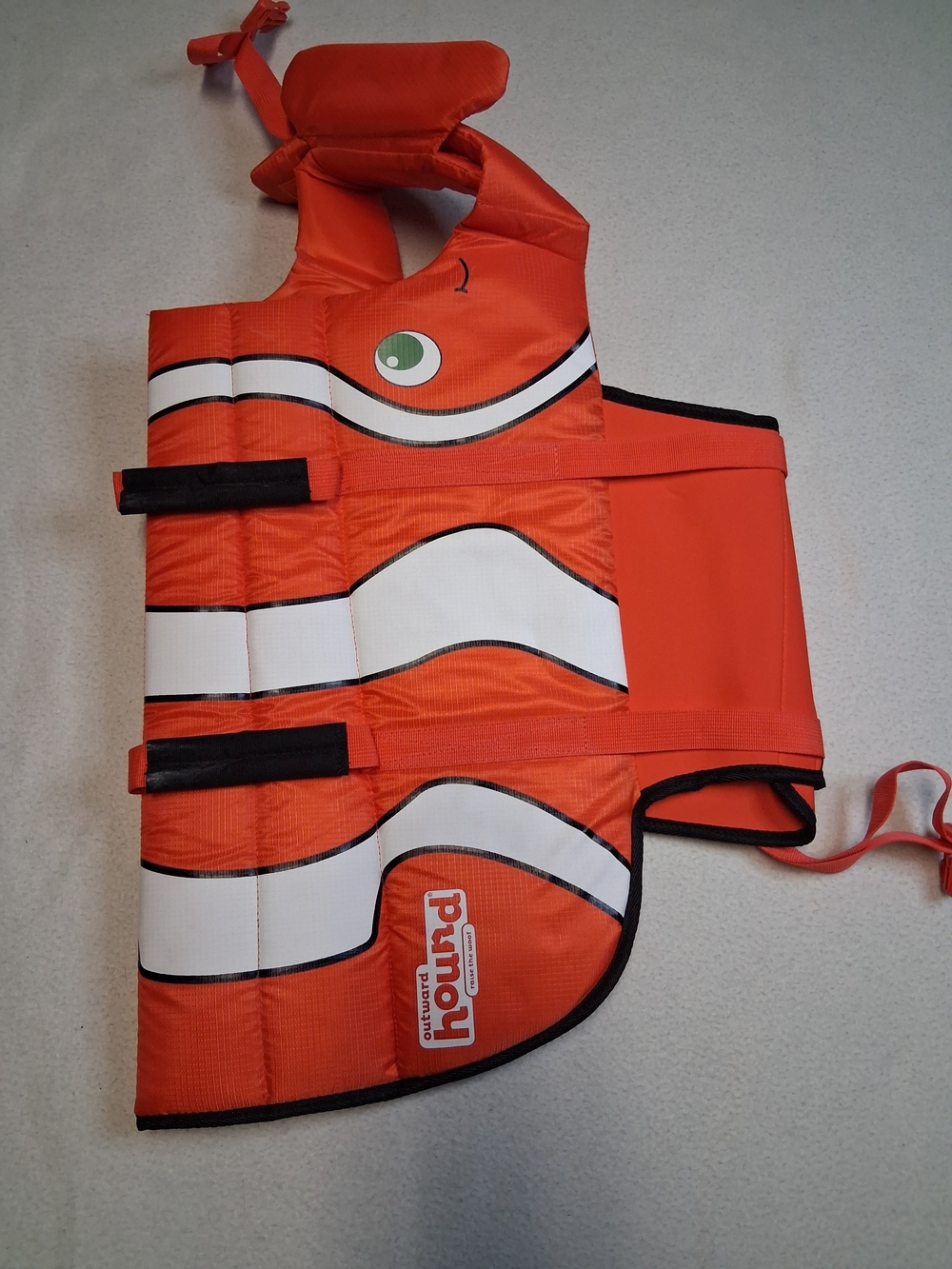 Outward Hound Orange and White Dog Life Jacket